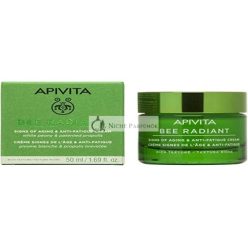   Apivita Bee Radiant Ráncok Elleni és Fáradtság Elleni Krém Gazdag Textúrával, 50ml
