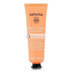   Apivita Arcradír Őszibarackkal, Kíméletes Hámlasztó, 50ml