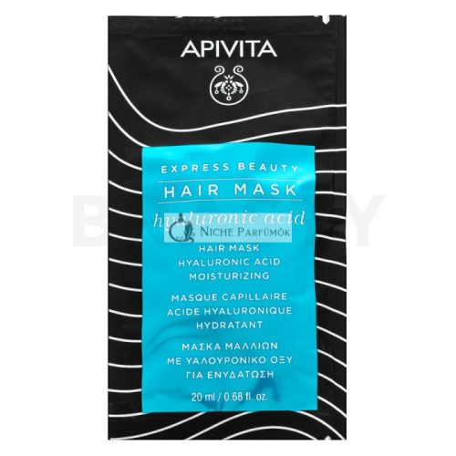 Apivita Express Beauty Hair Mask Hyaluronic Acid pflegende Haarmaske mit Hyaluronsäure 20 ml