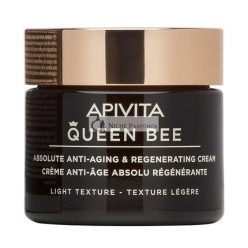   Apivita Queen Bee Absolute Anti-Aging és Regeneráló Krém Könnyű Textúrával, 50ml