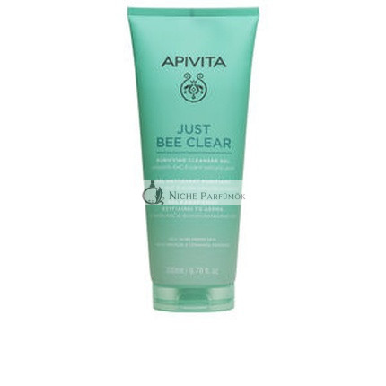 Just Bee Clear Tisztító Tisztító Gél Zsíros Pattanásos Bőrre - 200ml
