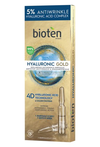 Bioten Hyaluronsäure Gold Faltenauffüllende Ampullen