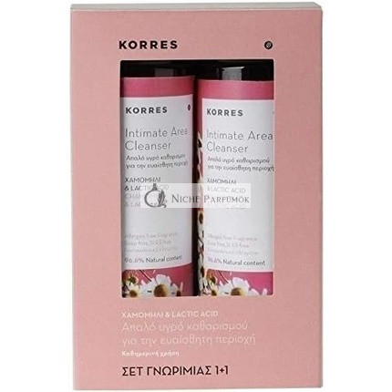 Korres Kamilla & Tejsav Intim Terület Tisztító, 250ml - 2 db