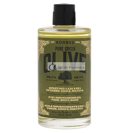 KORRES Olíva Tápláló 3 az 1-ben Olaj Intenzív Hidratálásra, 100ml