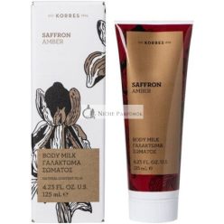   Korres Testápoló Tej Sáfrányos Borostyánnal Vitaminokkal és Nyomelemekkel 125ml,