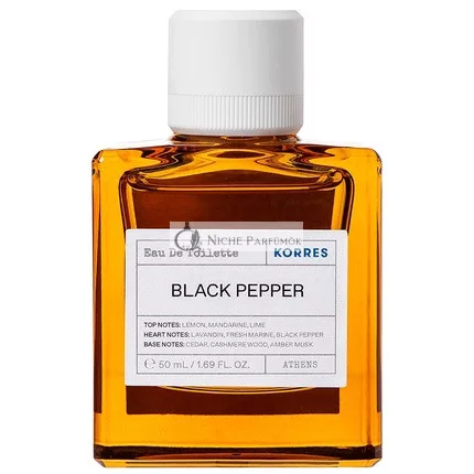 Korres Black Pepper Eau De Toilette für Männer, 50ml