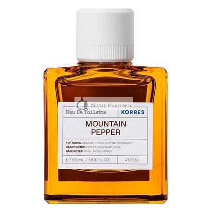 Korres Mountain Pepper Eau De Toilette für Männer, 50ml
