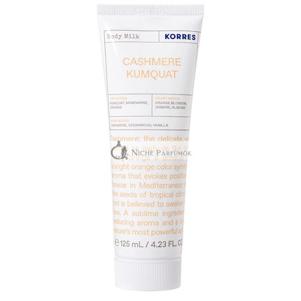 KORRES Cashmere Kumquat Hidratáló Testápoló Nőknek Virágos Illattal 125ml
