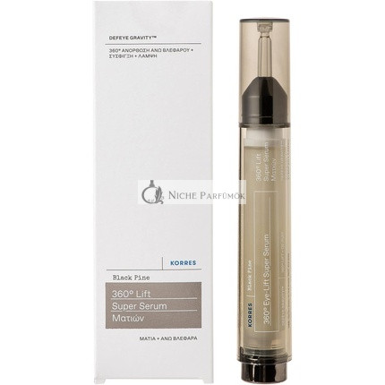 KORRES Fekete Fenyő Szuper Szérum 360° Szememelés, Firming és Tightening, Vegán, 15ml