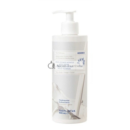 Korres Multi Vitamin Wunder-Milch Serum mit Eselfleisch für Gesicht und Körper, 400ml - NEU