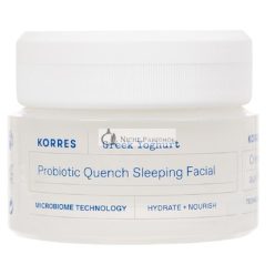   KORRES Görög Joghurt Nyugtató Probiotikus Éjszakai Krém az Arcra, 40ml - Új Verzió