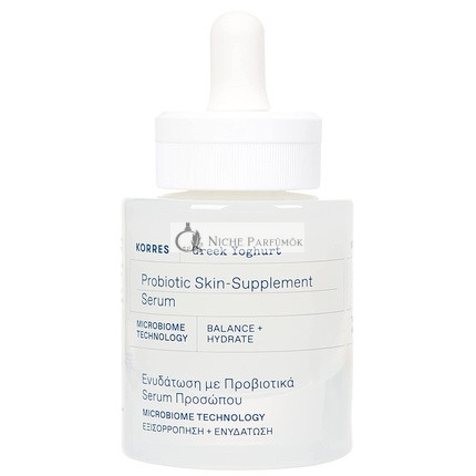 KORRES Griechischer Joghurt Nährendes Probiotisches Serum für das Gesicht Dermatologisch Getestet, 30ml