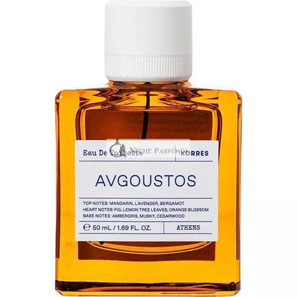 Korres Avgoustos Herren Eau De Toilette, 50ml - Vegan