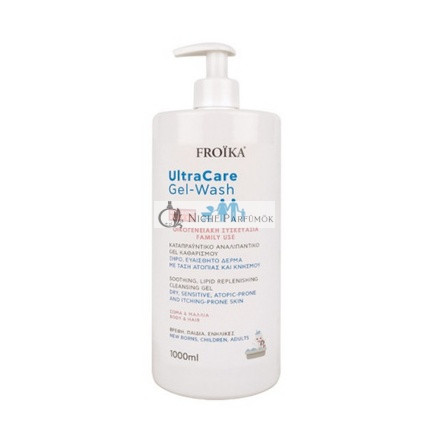 Froika Ultracare Creme Waschmittel Beruhigend für Atopische Haut, 1000 ml