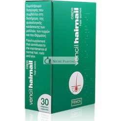   Vencil Hairnails Táplálékkiegészítő Hajra, Bőrre és Körmökre 30 Kapszula