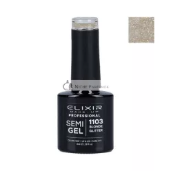 Elixir Hibrid Körömlakk 1103 Szőke Csillám, 8ml