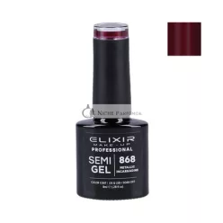 Elixir Hybrid Nail Polish 868 Metallic Incarnadine, 8ml