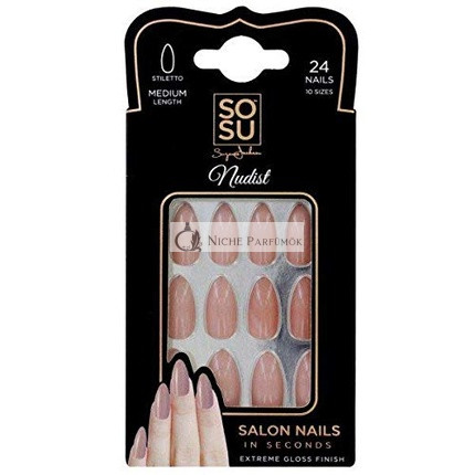 Sosu Stiletto Kunstnägel Nudist