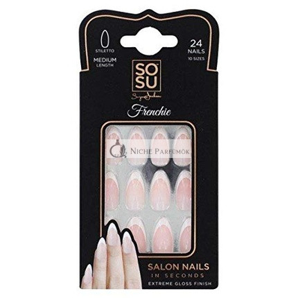 Sosu Französische Salon-Falschnägel Lang