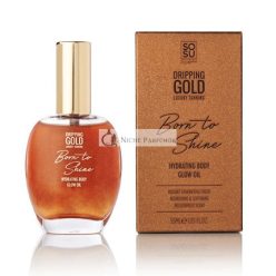   Hidratáló Testápoló Olaj Bronz Színű Csepegő Arany 50ml
