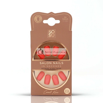 Künstliche Nägel Coral Kiss (Salon Nägel) 30 Stück
