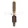 Olivia Garden Expert Blowout Shine Round Brush Wavy Bristles Gold & Brown 20 mm hajkefe