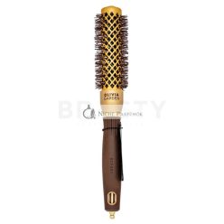   Olivia Garden Expert Blowout Shine Round Brush Wavy Bristles Gold & Brown 25 mm Haarbürste