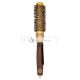 Olivia Garden Expert Blowout Shine Round Brush Wavy Bristles Gold & Brown 25 mm hajkefe