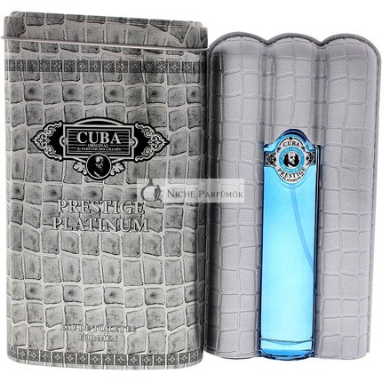 Prestige Platinum Cuba Eau de Toilette Spray férfiaknak, 90ml