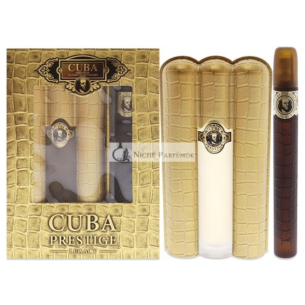 Cuba Prestige Legacy Férfi 3oz és 1.17oz EDT spray ajándékcsomag