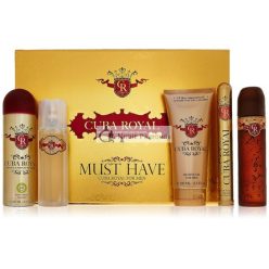   Cuba Royal for Men Ajándékcsomag Eau de Toilette Spray, 100ml, 35ml Tusfürdő, Borotválkozás utáni testpermet