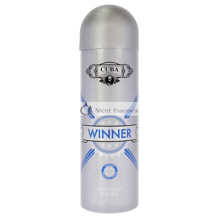 Cuba Winner für Männer Körperspray, 198g