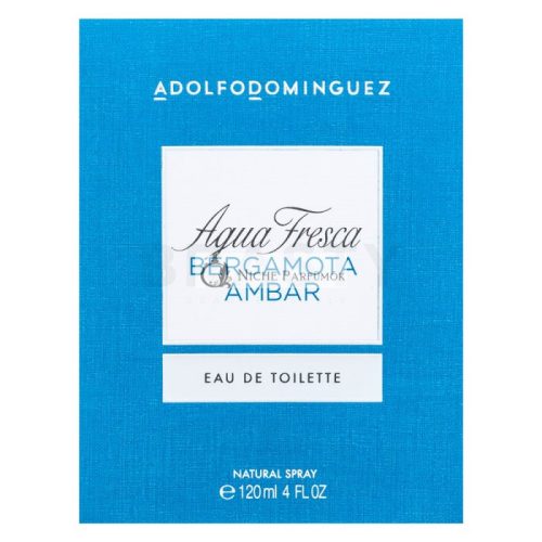 Adolfo Dominguez Agua Fresca Bergamota Ambar Eau de Toilette férfiaknak 120 ml