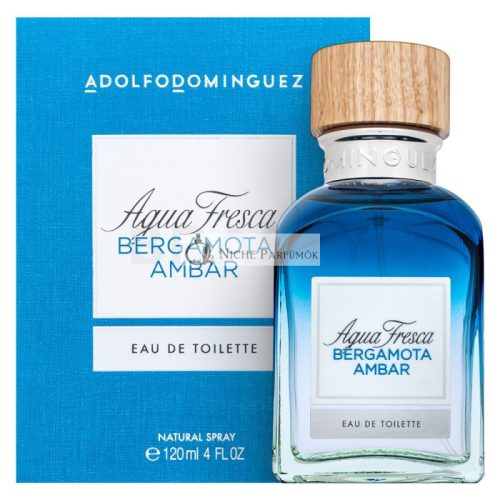 Adolfo Dominguez Agua Fresca Bergamota Ambar Eau de Toilette férfiaknak 120 ml