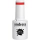 Andreia Semi-Permanenter Nagellack für UV/LED Lampe Intensiver Glanz und 4 Wochen Haltende Französische Maniküre Nagelgel-Lack Farbe 205 Rote Schattierungen, 10.5ml