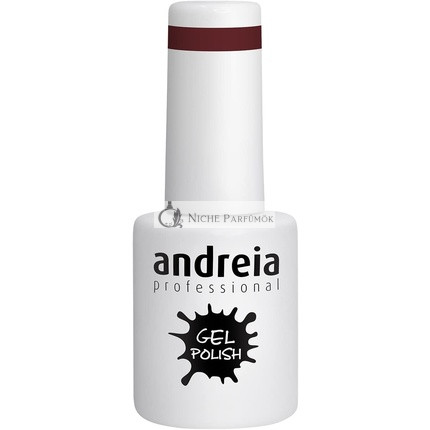 Andreia Tartós Körömlakk UV/LED Lámpához Intenzív Fény és 4 Hét Tartósságú Francia Manikűr Körömlakk Szín 236 Szilva, 10.5ml