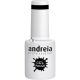Andreia Schwarzer Gel-Nagellack Farbe 240 Halb Permanent für UV/LED Nagellampe Intensiver Glanz und 4 Wochen Halt