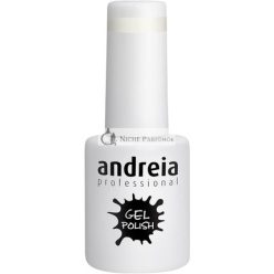   Andreia Fél-Állandó Körömlakk UV/LED Lámpához Intenzív Fény és 4 Hét Körömlakk Szín 248 Gyöngyfehér, 10.5ml