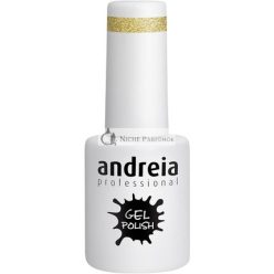   Andreia Félig Tartós Körömlakk Szín 260 Áttetsző Arany Csillám 10.5ml