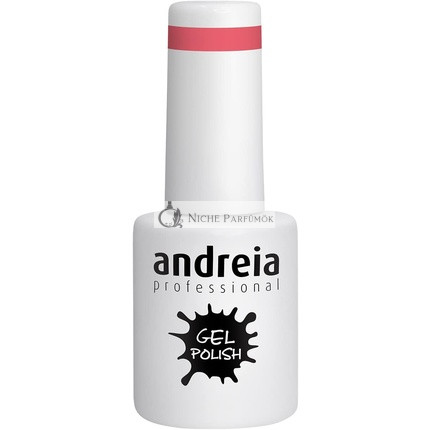 Andreia Fél-Állandó Körömlakk UV/LED Lámpához Intenzív Fény és 4 Hét Tartó Francia Manikűr Körömlakk 10,5ml - Szín 285 Korall Rózsaszín