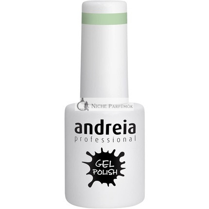 Andreia Félig tartós körömlakk UV/LED lámpához Intenzív fény és 4 hét tartósságú francia manikűr körömlakk szín 286 Zöld árnyalatok kék, 10.5ml