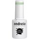 Andreia semi-permanenter Nagelgel-Lack für UV/LED-Lampe Intensiver Glanz und 4 Wochen Haltbarkeit Französische Maniküre Nagellackfarbe 286 Grüntöne von Blau, 10.5ml