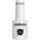 Andreia Semi-permanenter Nagellack für UV/LED Lampe mit intensivem Glanz und 4 Wochen Halt für Französische Maniküre, 10.5ml