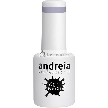 Andreia Félig Tartós Körömlakk UV/LED Lámpához Intenzív Fény és 4 Hét Tartó French Manikűr Körömlakk Szín 288 Lila Szürke Árnyalatok, 10.5ml