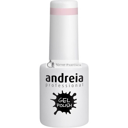 Andreia Félig tartós Gél Lakk UV/LED Lámpához Intenzív Fény és 4 Hét Tartó Francia Manikűr Körömlakk Szín 294 Rózsaszín, 10.5ml
