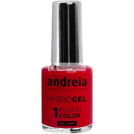 Andreia Professional Hybrid Gel Körömlakk Fusion Szín H43 Piros, H43 Csokoládé - 2 lépéses, lámpa nélkül, tartós, könnyen eltávolítható