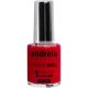 Andreia Professional Hybrid Gel Körömlakk Fusion Szín H43 Piros, H43 Csokoládé - 2 lépéses, lámpa nélkül, tartós, könnyen eltávolítható