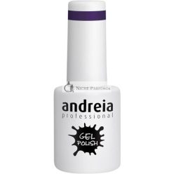   Andreia Fél-Állandó Körömlakk UV/LED Lámpához Intenzív Fény és 4 Hét Tartósságú Francia Manikűr Körömlakk Szín 299 Lila Szürke Árnyalatok 10.5ml