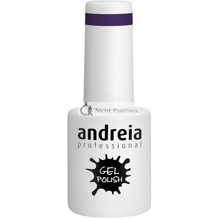 Andreia Fél-Állandó Körömlakk UV/LED Lámpához Intenzív Fény és 4 Hét Tartósságú Francia Manikűr Körömlakk Szín 299 Lila Szürke Árnyalatok 10.5ml