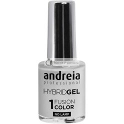  Andreia Professional Hybrid Gel Körömlakk Fusion Szín H5 Szürke, 2 lépéses, lámpa nélkül, hosszan tartó, könnyen eltávolítható